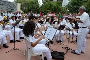 O 1º Encontro de Bandas de Música de Minas foi realizado na Praça da Assembleia, em Belo Horizonte.