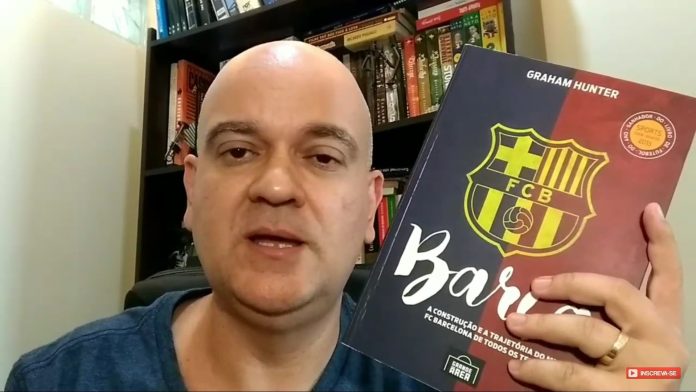 Frederico Jota comenta em vídeo sobre os melhores livros sobre futebol