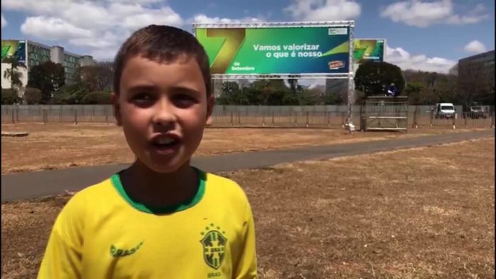 Ivo Gonzales, 9 anos, pegou 