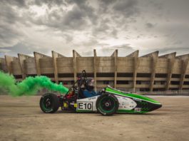 protótipo do carro NK218, modelo de veículo elétrico criado pela equipe Fórmula Tesla, de alunos de engenharia da UFMG. Fotos - Fórmula Tesla - Divulgação