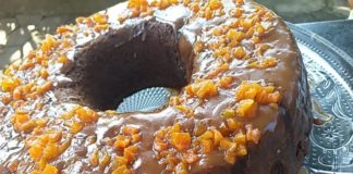 Bolo de chocolate com cenoura by Gisele Bicalho - Foto - arquivo pessoal