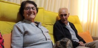 Sr. Alcindo, 83 anos, e dona Ondina, 80 anos, se recuperam da Covid-19 em Pouso Alegre. Foto-Hospital Samuel Libânio-Divulgação