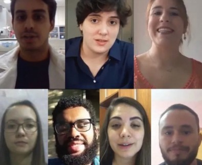 Os sete cientistas brasileiros selecionados para estudar o coronavírus. Imagem - Redes Sociais 