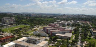 Campus da UFMG, que está entre as dez melhores universidades do país. Foto - UFMG