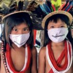 Crianças da Aldeia Lapetanha do povo Paiter Surui. Fotos - Instagram -Kanindebrazil -