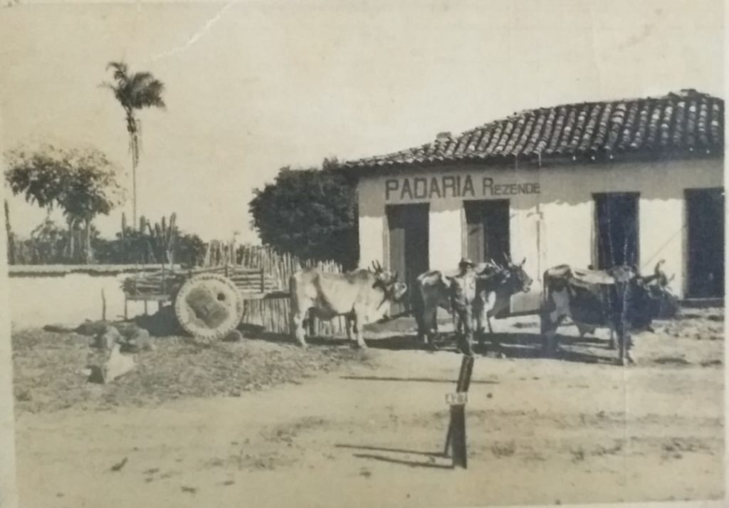Fachada da antiga Padaria Rezende, em Conceição do Pará. Foto - arquivo pessoal