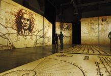 Imagem da Exposição Leonardo Da Vinci - 500 anos de um gênio. Foto - MIS-dIvulgação