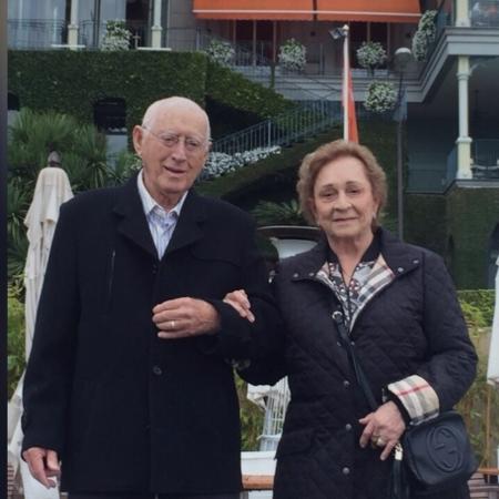 José Braz com sua esposa