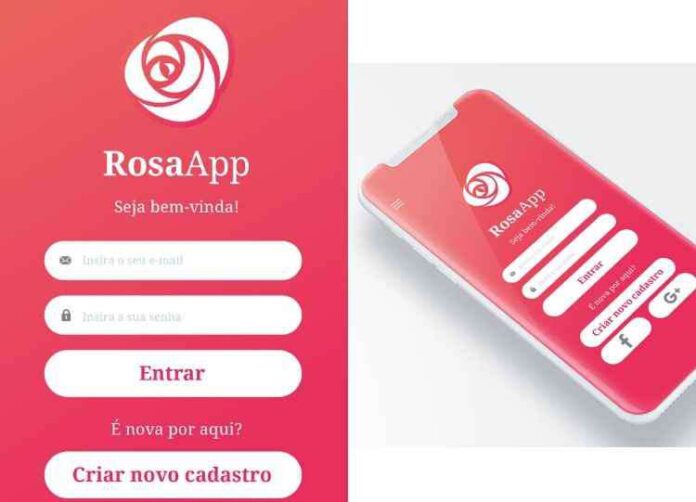 Aplicativo RosaApp pode ser baixado gratuitamente no Google Play