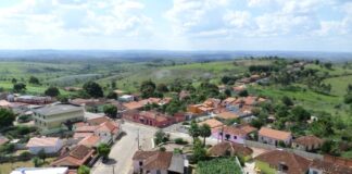 Vista aérea de parte de Cedro do Abaeté, única cidade do Brasil sem casos de Covid. Fotos - Prefeitura Municipal