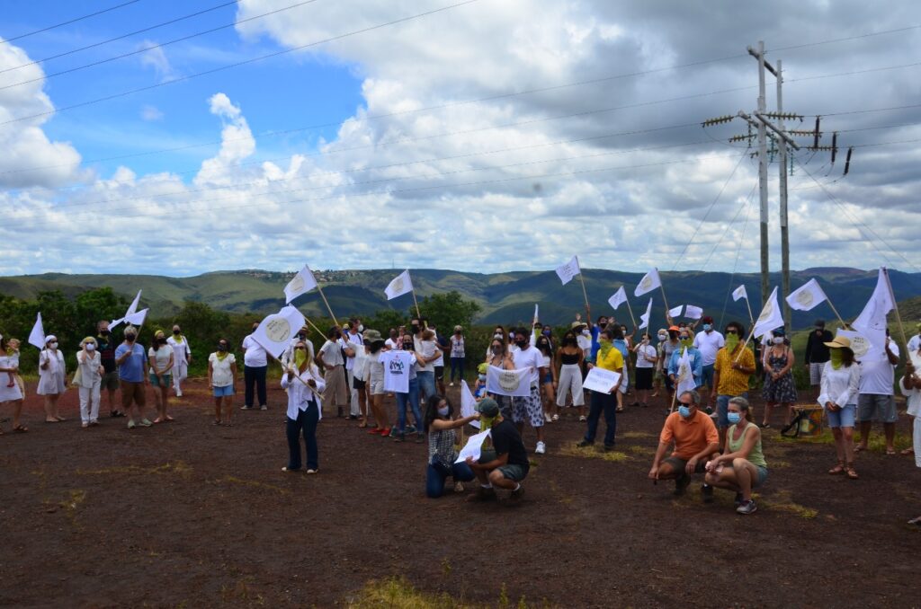 Movimento Rola Moça Resiste relembrou os dois anos do rompimento da barragem do Córrego do Feijão, que matou 272 pessoas