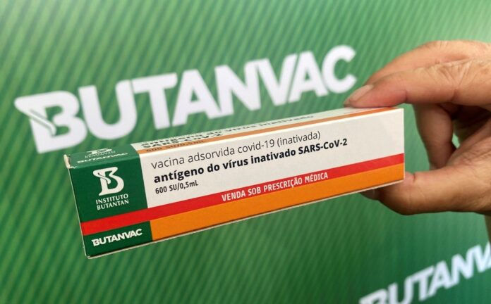 Butanvac. a vacina do Butantan contra a Covid-19, será testa em 6 mil voluntários brasileiros. , Butantan iinicia produção de 18 milhões da vacina Butanvac. Foto - Governo de SP