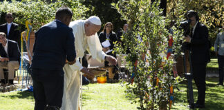 Papa Francisco lança no Vaticano campanha em defesa do Planeta Terra. Foto: Movimento Católico Global pelo Clima