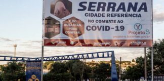 O município de Serrana vacinou toda a sua população adulta contra Covid. Infecções reduziram de forma drástica. Foto - redes sociais