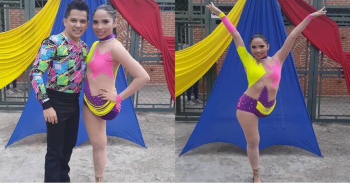 Andreyna Hernandez teve que amputar uma perda, mas não deixou a sua paixão: a dança. Foto - redes sociais