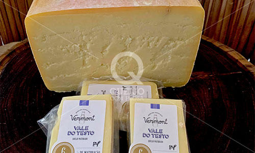 O queijo Vale do Testo, de Santa Catarina, também conquistou medalha de ouro na Espanha. Foto - Vale do Testo - divulgação