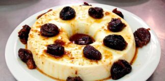 O saboroso Manjar Branco, sobremesa fácil de fazer; para quem quiser se aventurar, receita abaixo. Imagem - redes sociais