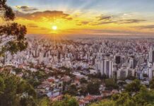 Vista de Belo Horizonte, a capital de Minas Gerais. Foto - redes sociais