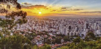 Vista de Belo Horizonte, a capital de Minas Gerais. Foto - redes sociais