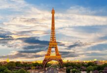 Torre Eiffel, um dos monumentos mais visitados de Paris. Fotos - Pixabay