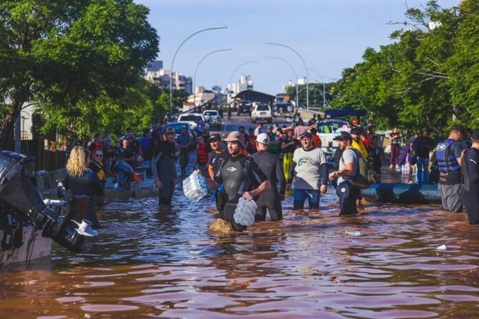 Porto Alegre, capital do RS, está debaixo d´água e precisa de ajuda. Foto - Prefeitura Municipal de Porto Alegre