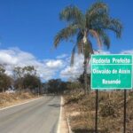 Estrada construída pelo prefeito Osvaldo. Foto - arquivo pessoal