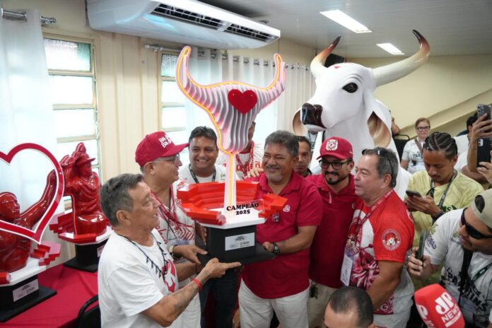 Boi Garantido venceu o festival de Parintins 2025. Foto - Secretaria de Estado de Cultura e Economia Criativa do Amazonas.