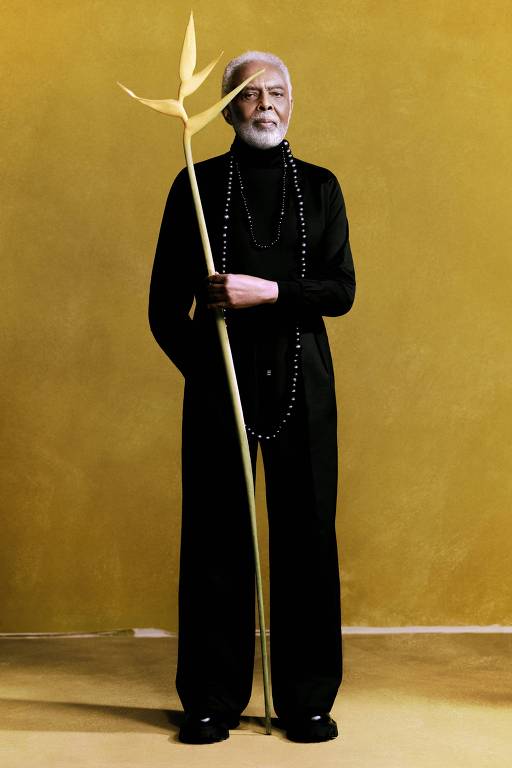 “Foto: divulgação turnê 'Tempo Rei', Gilberto Gil (2024)”