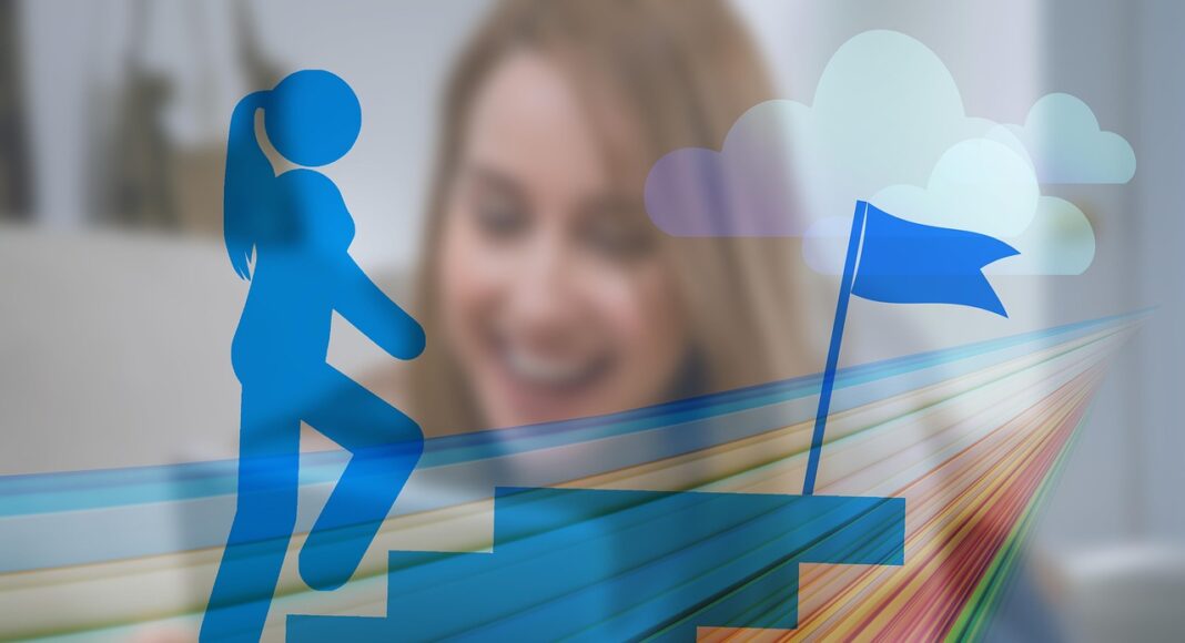 Subir escada, um exercício simples e acessível a todos, é ótimo para o corpo e para a mente. Imagem - Pixabay