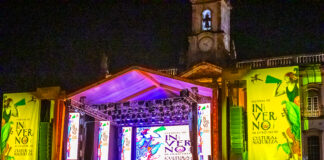 Um dos palcos do Festival de Inverno de Ouro Preto, que oficialmente começou no último dia 3 de julho. Foto - Patrick de Araújo/Prefeitura de Ouro Preto
