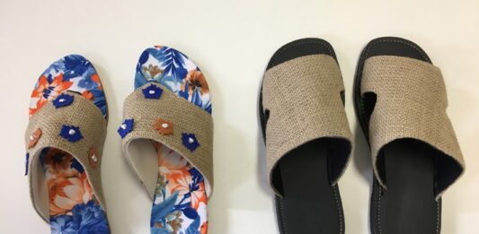 Sapatos feitos com parte em sisal são impregnados com o novo repelente Repeltex®, que dura até 4 meses. Fotos: divulgação | InnoVvec