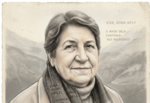 Dona Nely, a matriarca da família Bicalho. Imagem gerada por IA