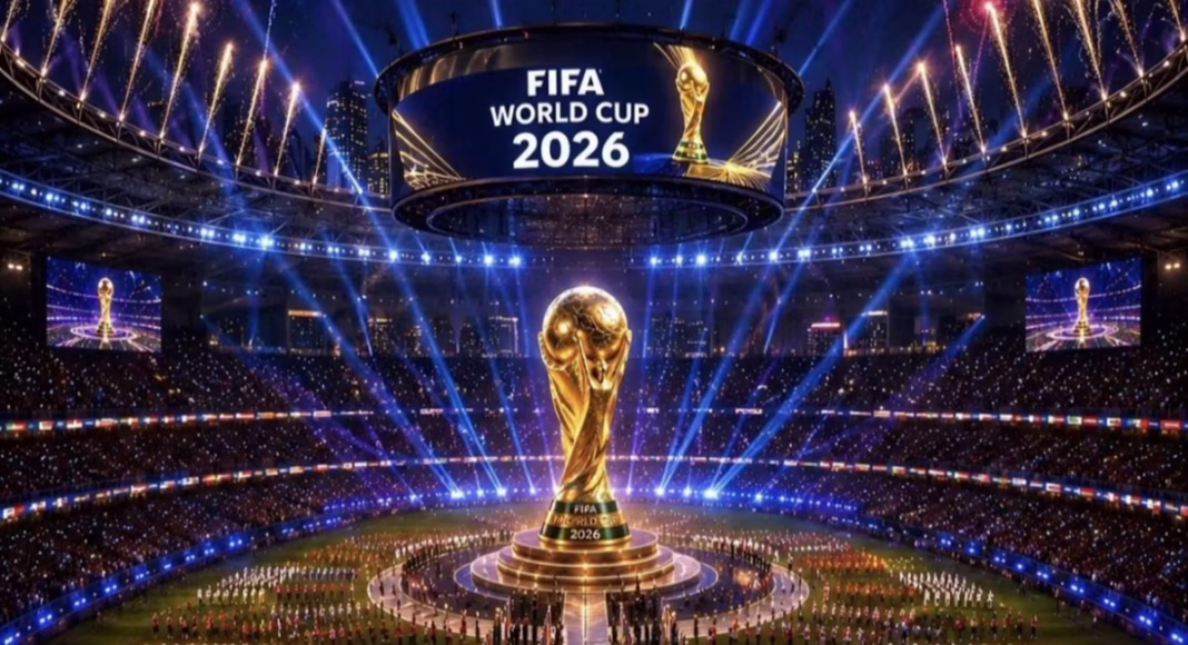As Copas que ninguém esquece Abertura da Copa do Mundo de Futebol realizada no Estádio Azteca, no México. Foto - Foto: Reprodução/ x @WorldCup__26