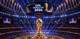 Abertura da Copa do Mundo de Futebol realizada no Estádio Azteca, no México. Foto - Foto: Reprodução/ x @WorldCup__26