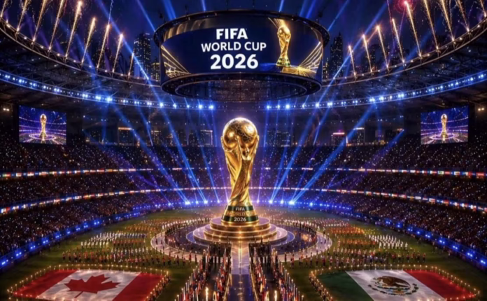 Abertura da Copa do Mundo de Futebol realizada no Estádio Azteca, no México. Foto - Foto: Reprodução/ x @WorldCup__26