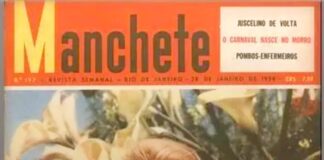 Capa da revista Manchete, de 1956, que traz reportagem sobre os pombos-correios do farmacêutico Sá Fortes.