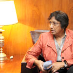 A jurista sul-africana Navi Pillay ganhou o Nobel da Paz 2026 por sua atuação em favor da paz e do direito internacional. Foto de Antônio Cruz, da Agência Brasil, durante visita da jurista ao Brasil em 2009.